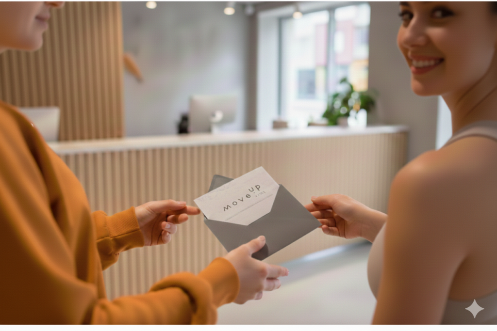 Voucher MoveUp Spot – prezent na trening personalny, masaż i fizjoterapię